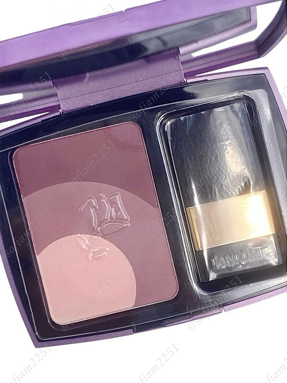 💗NEW!💗Lancôme Mosaique Plum Blush Subtil Delicate Oil-Free Powder Blush BNIB!
